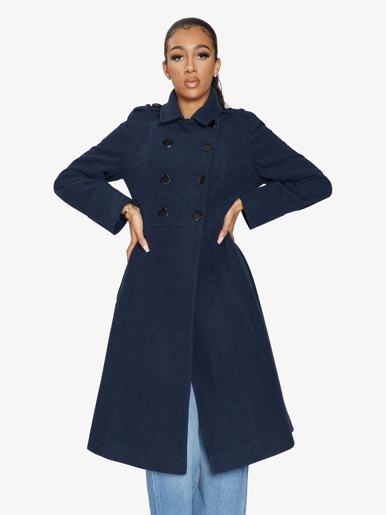 A-Line Double Breasted Coat (2023)