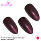 False Nails by Bling Art Brown Glitter Almond Stiletto Fake Long