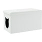 Designer Cat Litter Box Enclosure Hidden Washroom Bench Ottoman