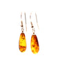 Baltic Amber Jewelry - Drop Earrings with Sterling Silber 925