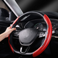1Pair Carbon Fiber Universal Car Steering Wheel Cover