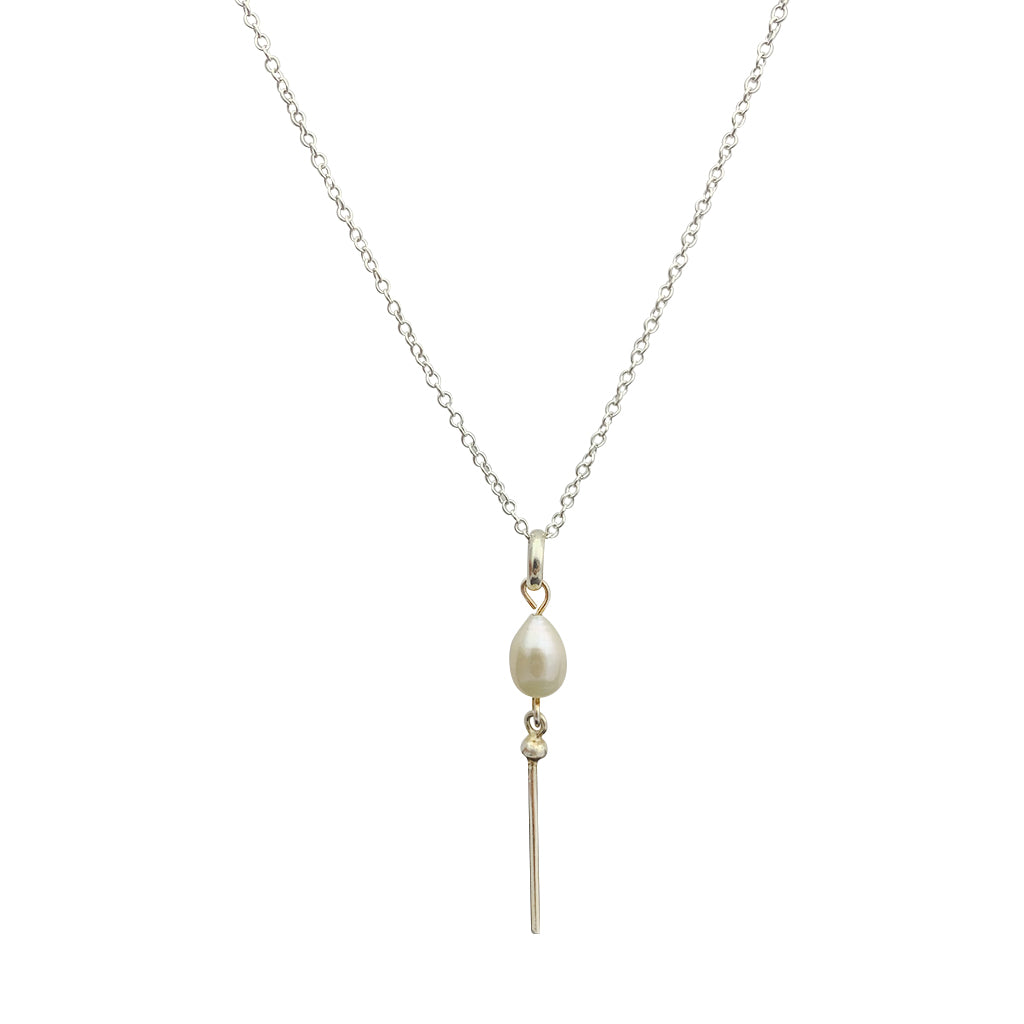 Freshwater Pearl Bar Necklace