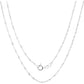 925 Sterling Silver Singapore Chain Necklace