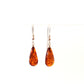 Baltic Amber Jewelry - Drop Earrings with Sterling Silber 925