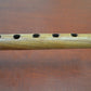 Hand Carved Brown Wood Whistle Flute 12"