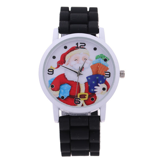 Christmas children's gift table Creative new cute Santa gift watch