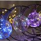LED creative hand rope rattan ball copper wire lamp lamp room bedroom