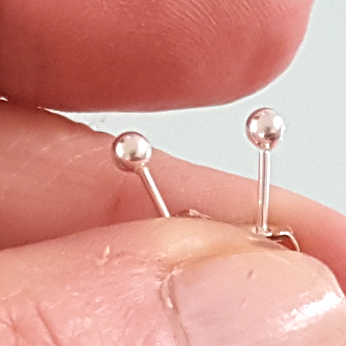 Sterling Silver 4 mm Ball Stud Earrings