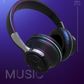 Colorful LED Lights Bluetooth Headphone Bass Wireless Earphones