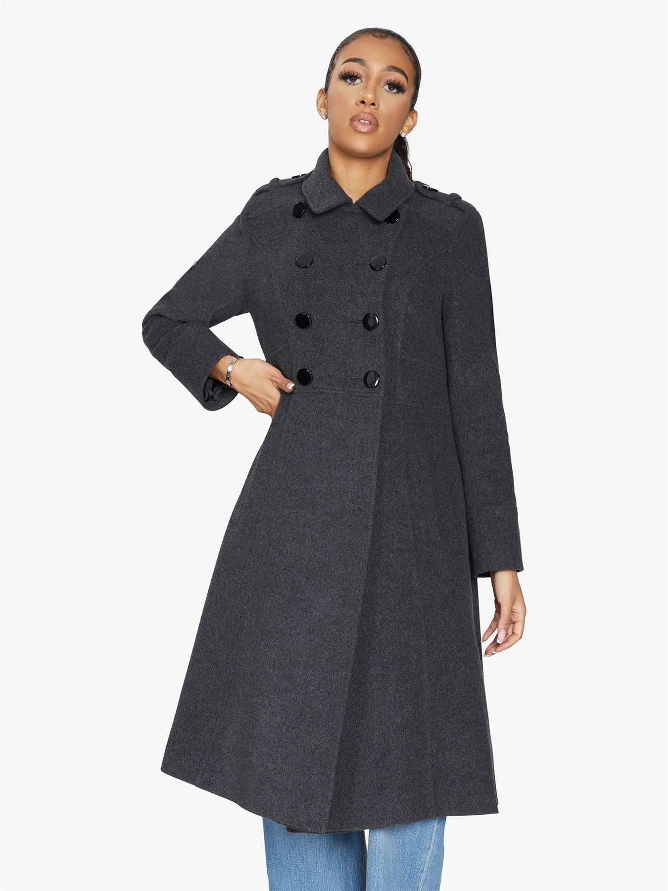 A-Line Double Breasted Coat (2023)