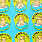 Funny Cat Litter Vinyl Sticker "Litter-ally the Best"