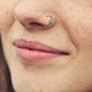 Lava Clip-On Nose Ring Yellow