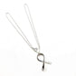 Sterling Silver Awareness Ribbon Necklace