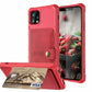 360 Protection Magnetic Leather Wallet Armor Case for iPhone