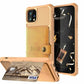 360 Protection Magnetic Leather Wallet Armor Case for iPhone