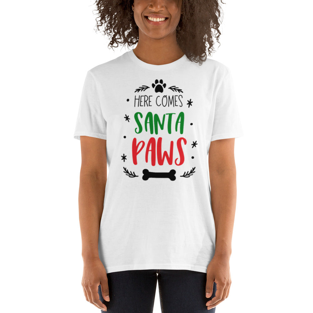 Christmas Santa paws: Short-Sleeve Unisex T-Shirt