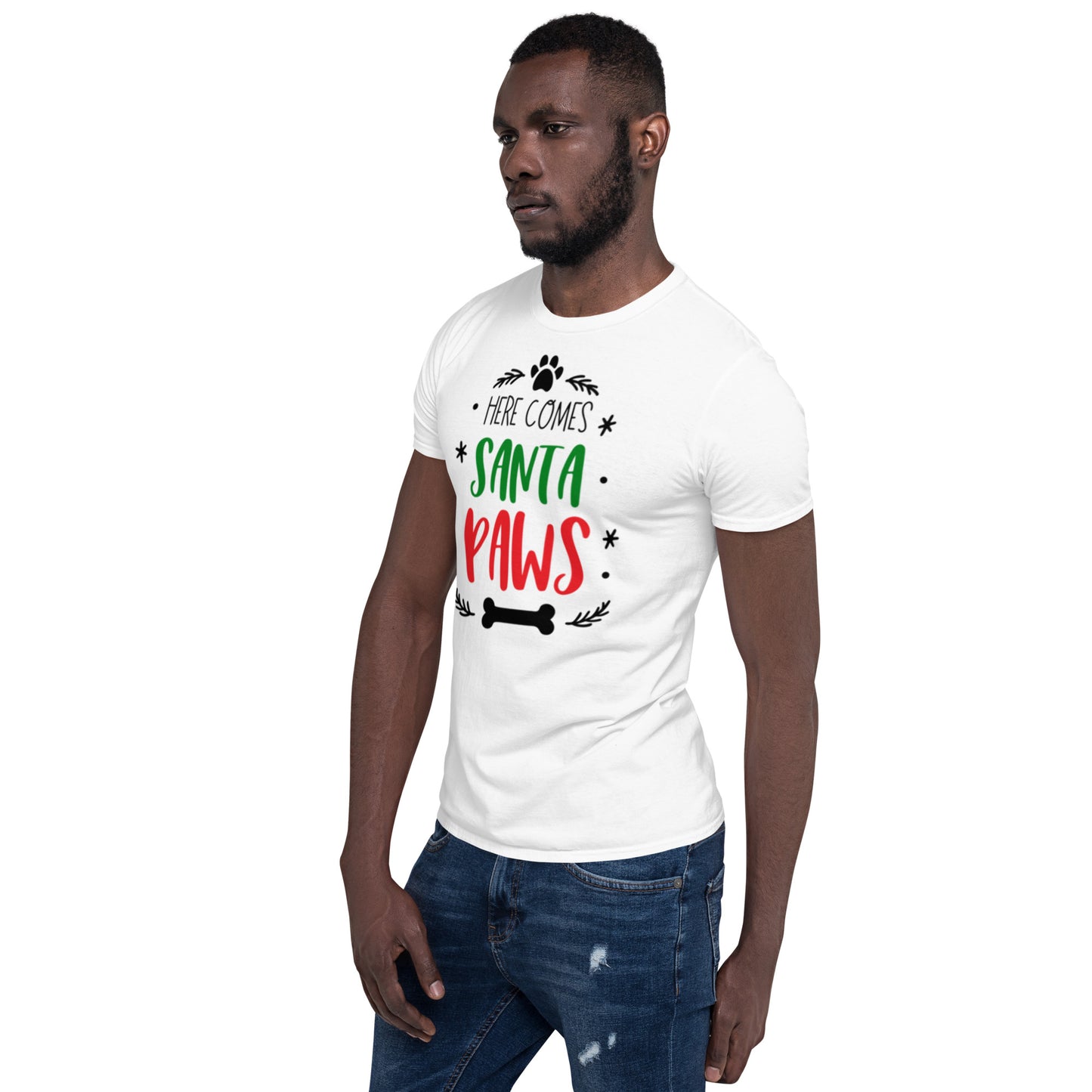 Christmas Santa paws: Short-Sleeve Unisex T-Shirt