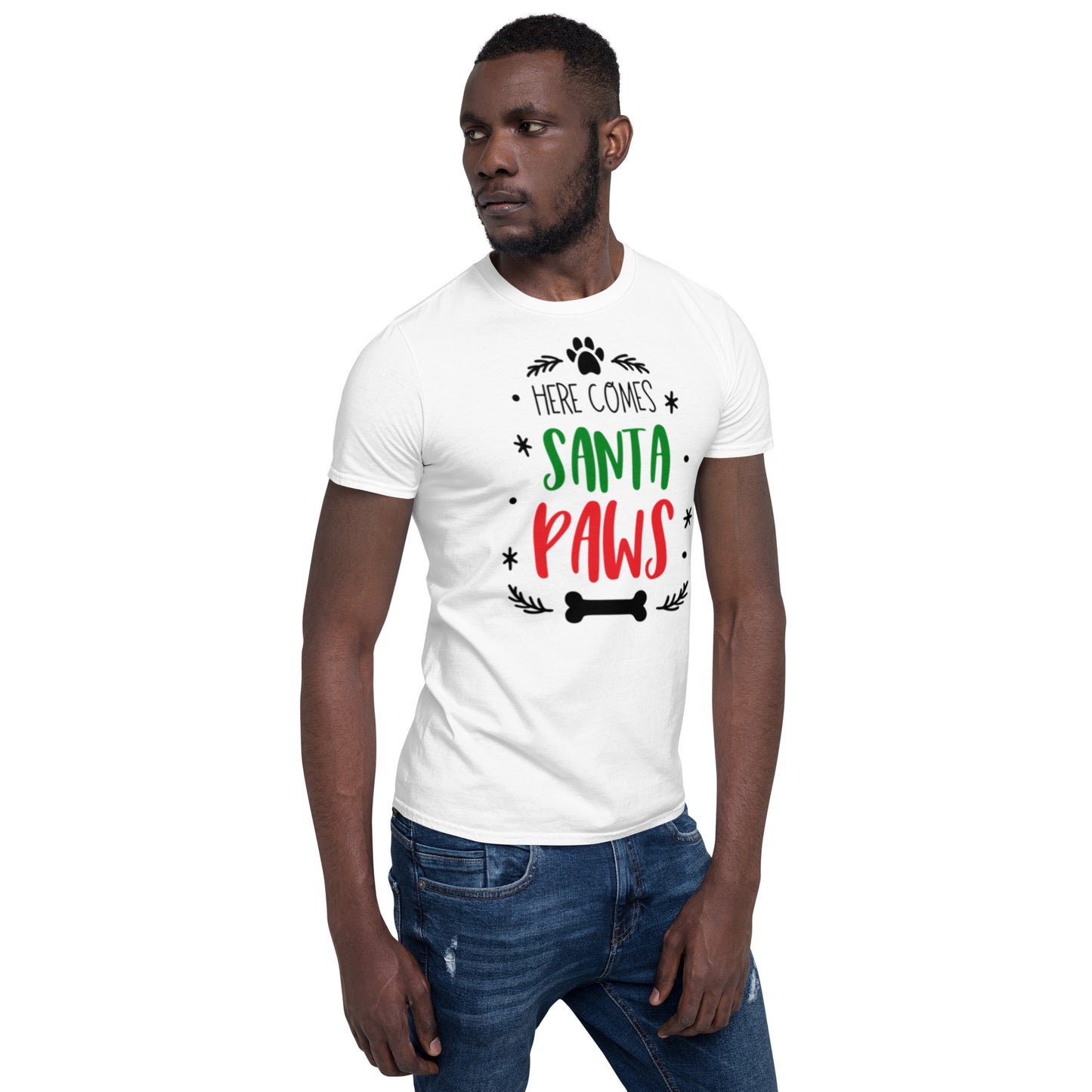 Christmas Santa paws: Short-Sleeve Unisex T-Shirt