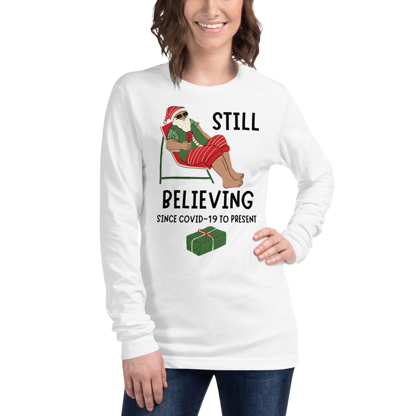 Santa - Unisex Long Sleeve Tee 800