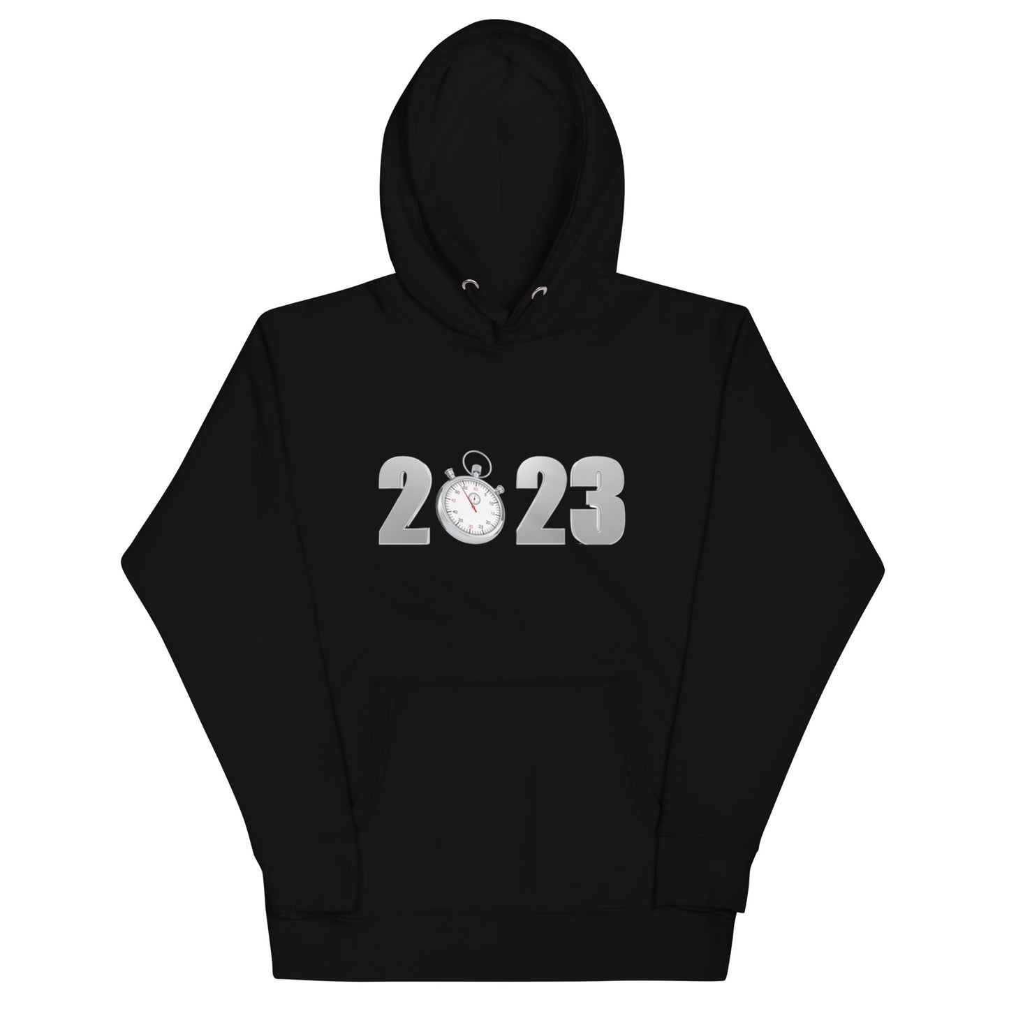 Happy New Year 2023 with Stopwatch: Unisex Hoodie