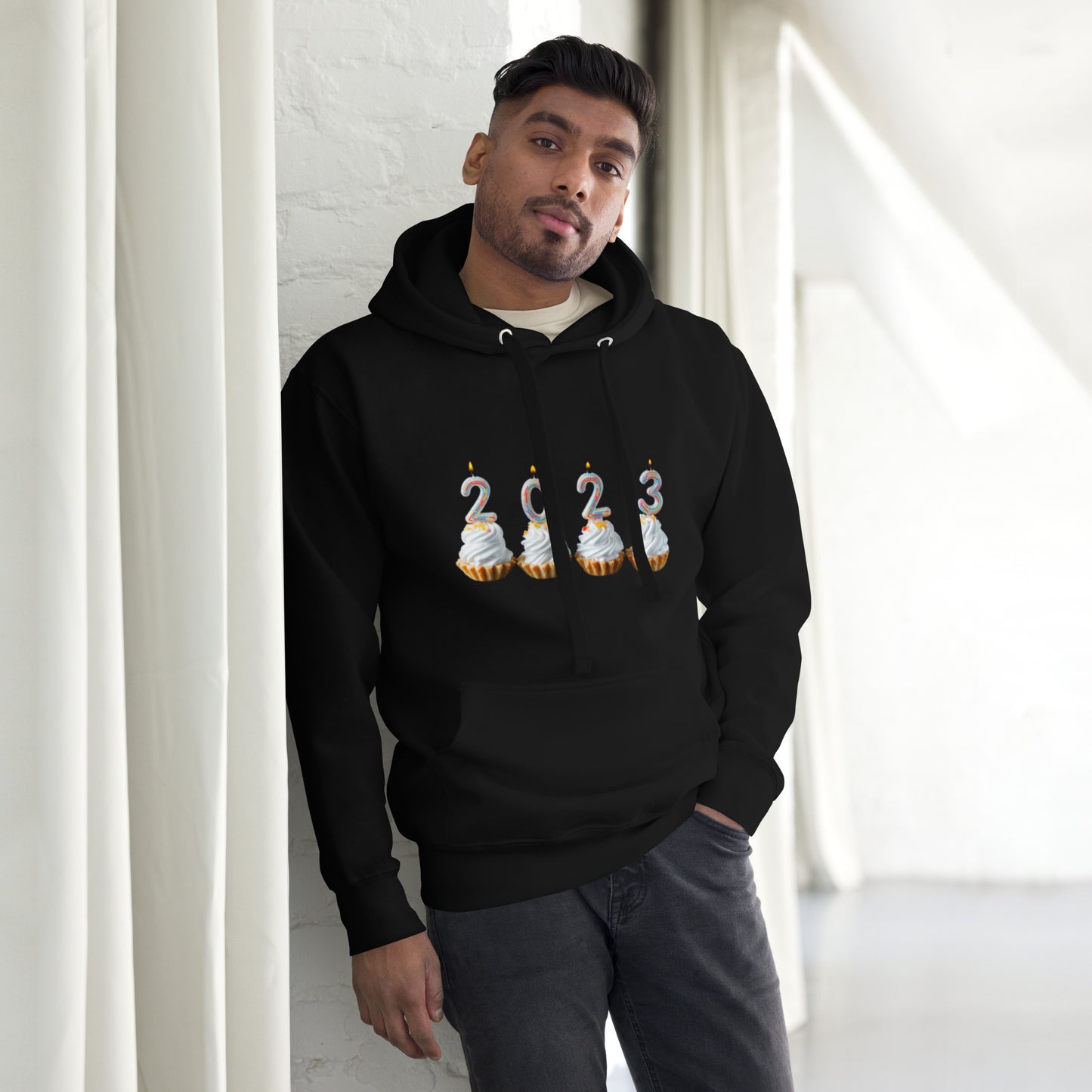 Festive Cupcakes 2023 : Unisex Hoodie