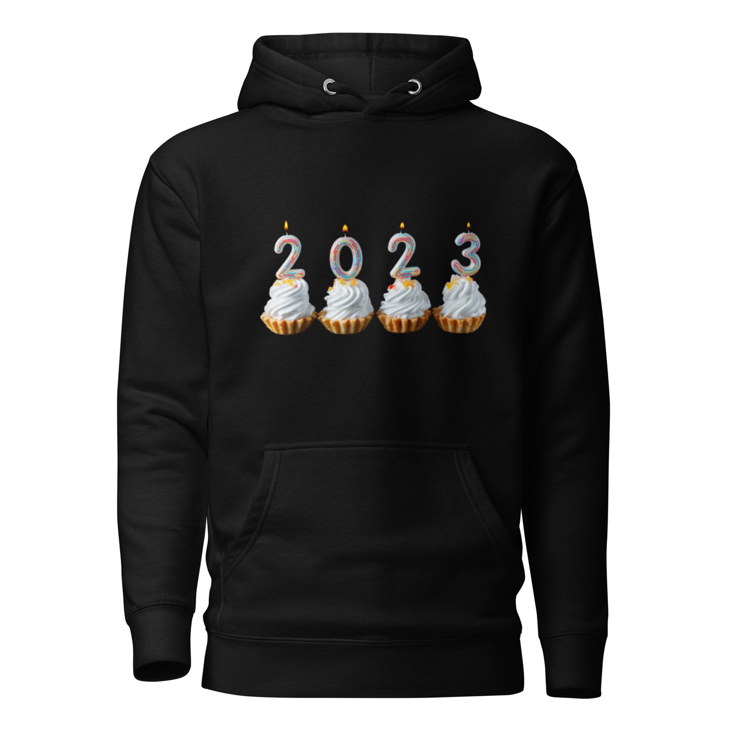 Festive Cupcakes 2023 : Unisex Hoodie